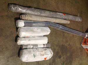 Lot of assorted Rugs various sizes and models not used
