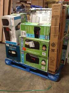 Pallet with assorted Mailboxes various models sizes and conditions customer returns see pictures