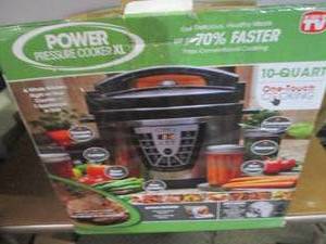 Power Pressure Cooker XL 10-Qt open...