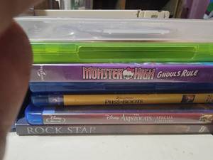 DVDs, Blu-ray, Xbox 360 games