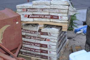 2 pallets of GAF Timberline Pewter Grey shingles