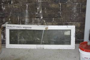 New Vinyl window 57 x 17