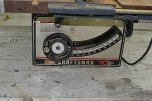 Sears Crafstman 10 table saw with legs