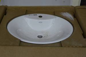New Kohler Bathroom cast iron drop-in sink