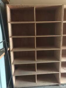 Wood Shelving Units