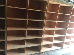 Wood Shelving Units