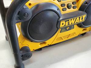lot 24 image: DeWalt Garage Worksite  Garage Boom Box & Battery Charger