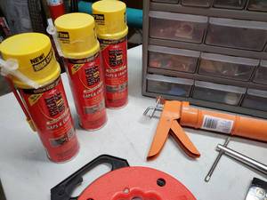 lot 53 image: Large Organizer with Contents & Misc Garage Items
