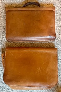lot 107 image: Vintage Leather Briefcases