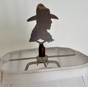 lot 263 image: Floor Lamp with a Cowboy Finial