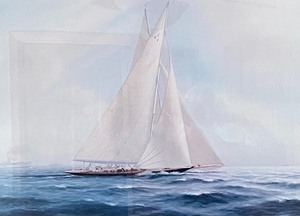 lot 240 image: The Paintings of The Americas Cup by Tim Thompson