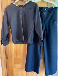 lot 135 image: Vintage WWI US Navy Pants and Jacket