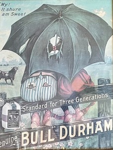 lot 140 image: Framed Bill Durham Poster