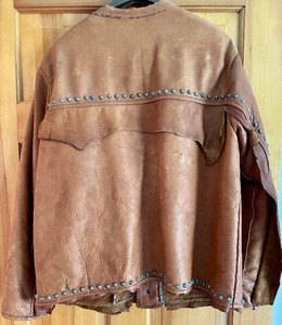 lot 144 image: Vintage Leather Coat
