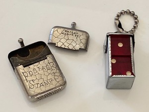 lot 171 image: Vintage Keychain and Vintage Stamp Holder