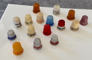 lot 167 image: Variety of Thimbles
