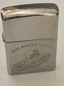 lot 168 image: Zippo USS Boxer LDH4 Lighter