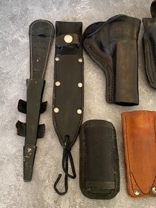 lot 206 image: Holsters and Knife Sheaths