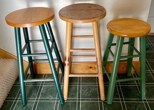 lot 306 image: Variety of Four Stools