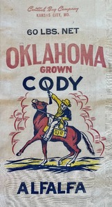 lot 270 image: Oklahoma Cody Alfalfa Bag