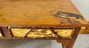 lot 283 image: Rustic TableDesk