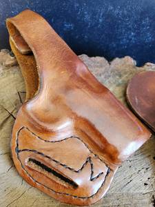 lot 67 image: (3) Assorted Leather Pistol  Holsters