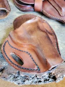 lot 75 image: (3) Assorted Leather Pistol  Holsters