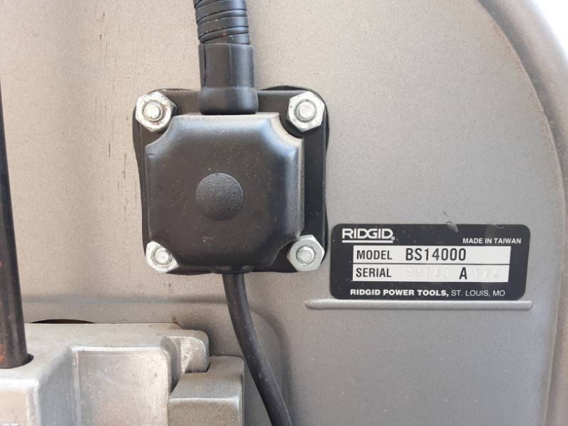 Ridgid Band Saw With Stand Model BS14000 Shop Power Tools