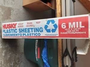 lot 7 image: 6-Mill Plastic Sheeting  Partial Roll
