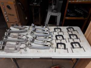 lot 8 image: Lot Of Assorted Clamps As Shown 18 Count