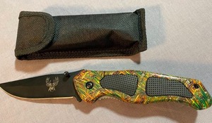 lot 91 image: Frost Cutlery Pocket Knife, Whitetail Cutlery Big Buck Down