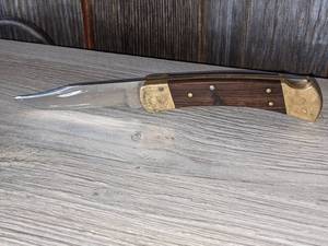 lot 19 image: Buck 110 Folding Hunting Knife