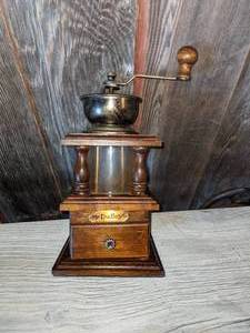 lot 40 image: Rare Wood & Metal Mr Dudley Coffee Mill Grinder