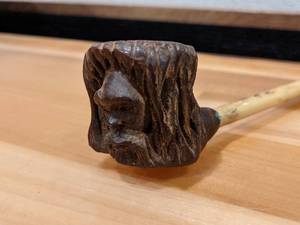 lot 23 image: Hand Carved Pipe wFace
