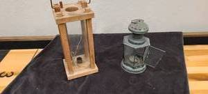 lot 109 image: Lantern Style Candle Holders