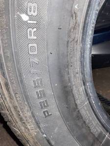 lot 139 image: Firestone Destination P25570R18 Tire