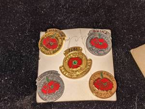 lot 193 image: Buddy Poppy Pins