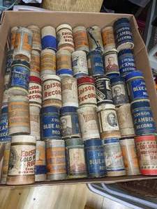 lot 165 image: Large Lot of Early 1900s Cylinder Records