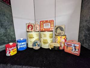 lot 167 image: Vintage Tins - All Sizes and Brands