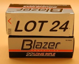 22 Long Rifle Ammo