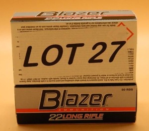 .22 Long rifle Ammo