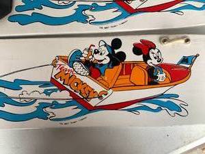 lot 47 image: Collectible Vintage Disney Waterskis