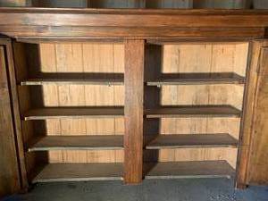 lot 96 image: Primitive 4-shelf Cabinet