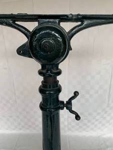 lot 114 image: Antique Cast Iron Drafting Table