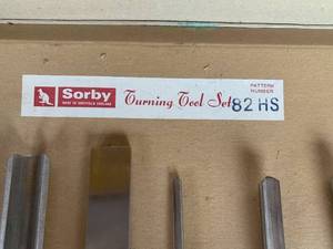 lot 123 image: Sorby Wood Turning Tools
