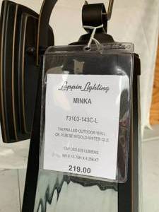 lot 153 image: Outdoor Sconce Light