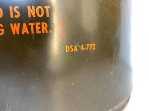lot 174 image: Retro Civil Defense Water Can