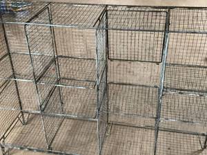 lot 199 image: Wire shelving
