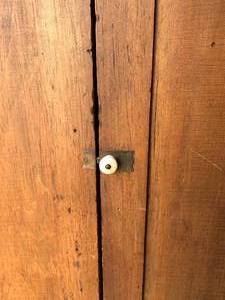 lot 177 image: Antique Primitive Wood Cupboard