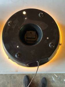 lot 178 image: BeeLine Dragway Retro-look Light-up Advertising Clock